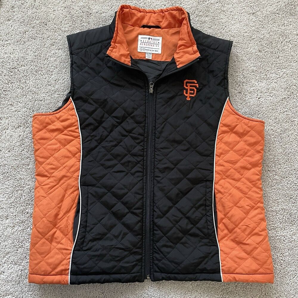 San Francisco Giants Puffer Vest Womens Size XXL MLB G-III Carl Banks SF Rare